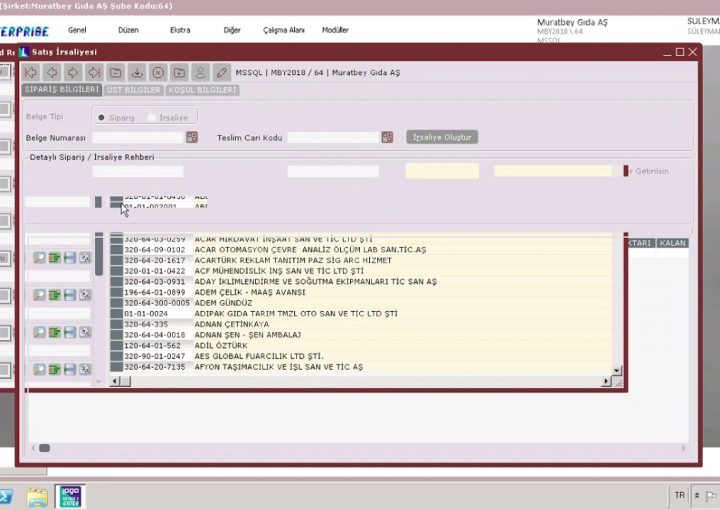 Netsis İrsaliye Alış ve Satış Fatura