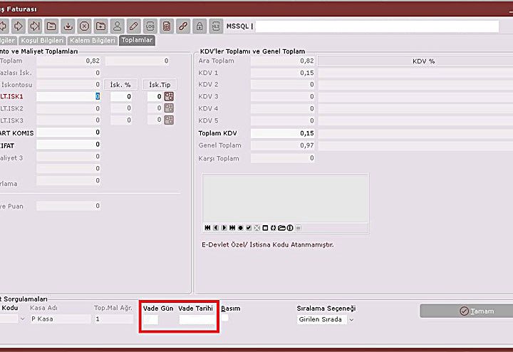 Netsis Alış ve Satış Fatura İşlemleri